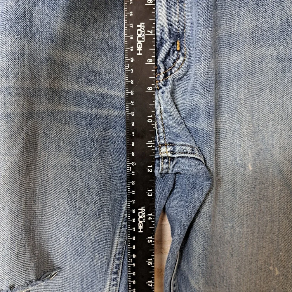 Bikercore Thrashed‎ Harley Davidson Jeans Men's 36x34 Straight Leg Relaxed Fit